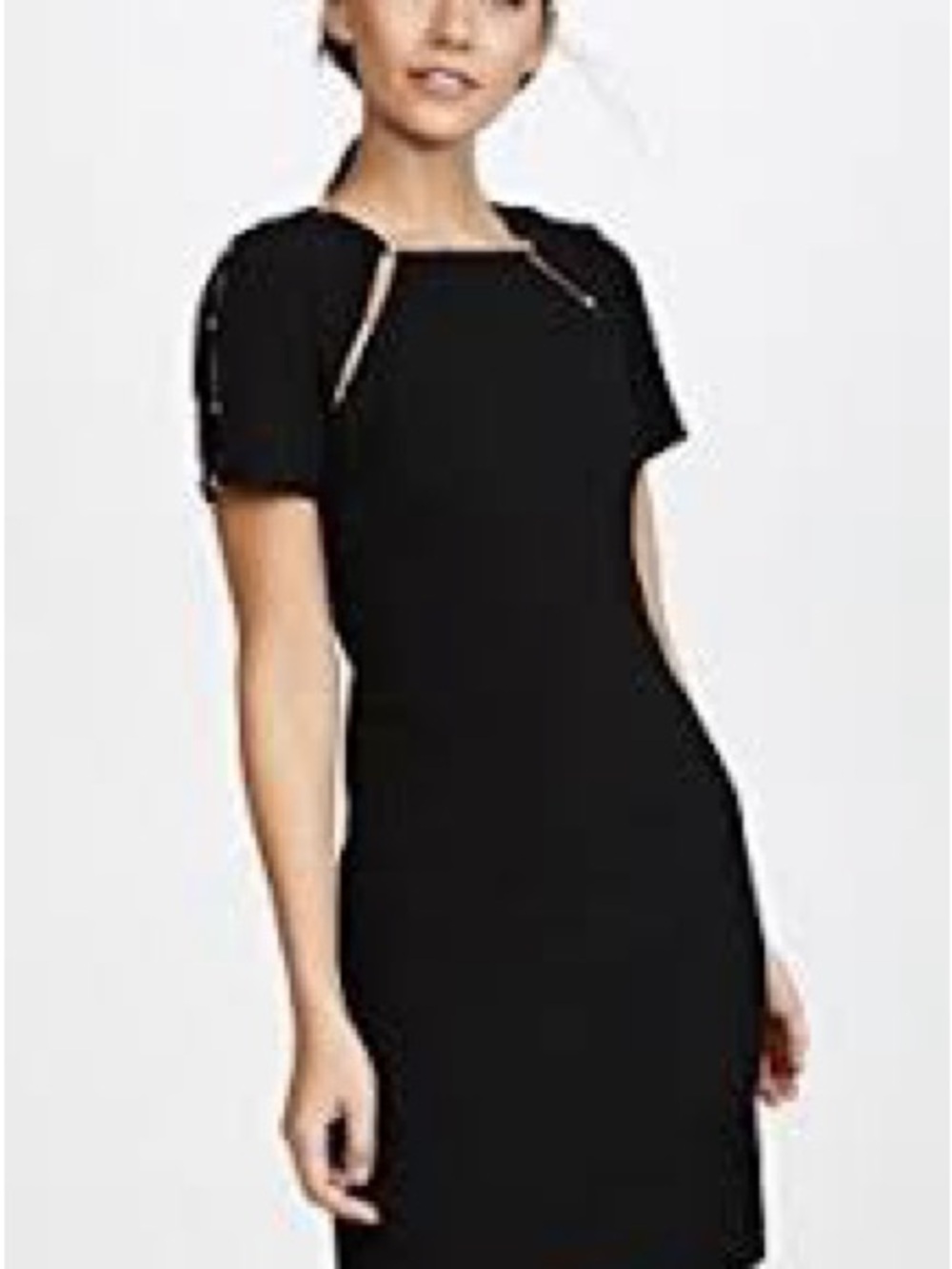 Alice + Olivia Stacey Bendet Black Pearl Cutout Mini Dress Size 0 NWT - Picture 4 of 6